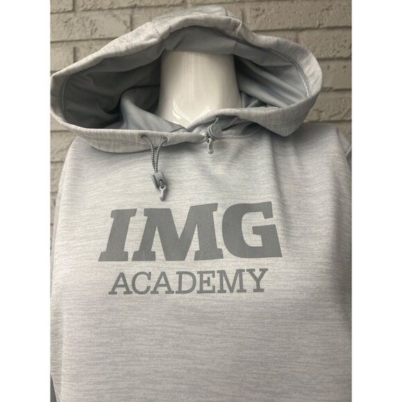 Under Armour IMG Academy Gray Hoodie Sweatshirt Size S - Picture 8 of 8